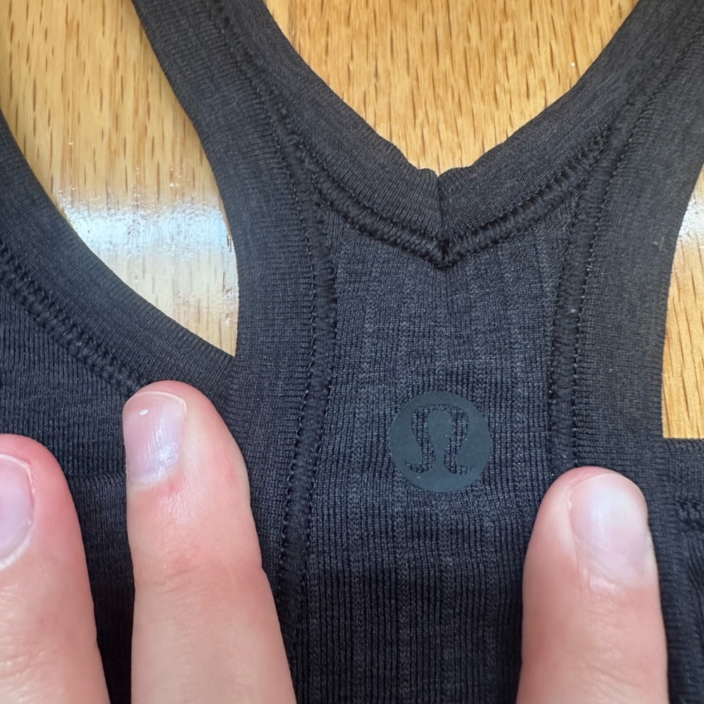 lululemon athletica Black Tank Top